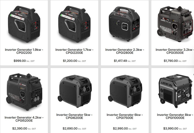 COX INVERTER GENERATORS 2